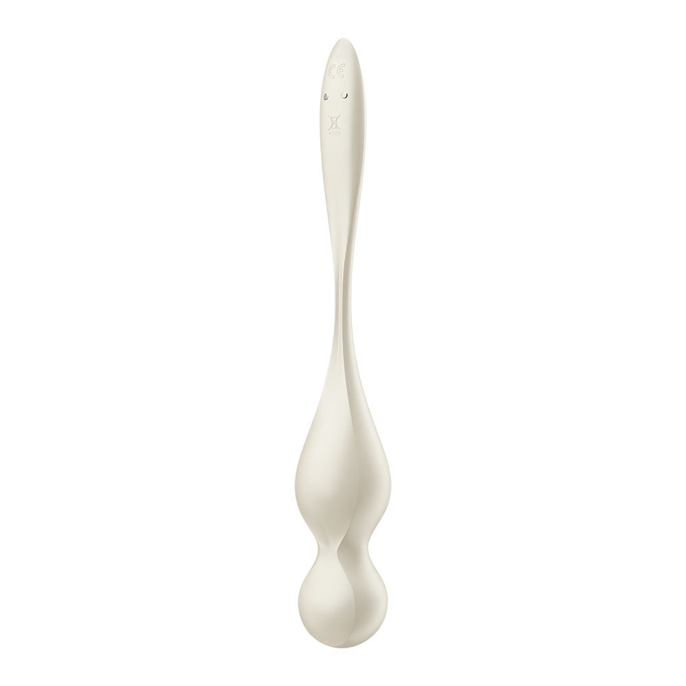 Satisfyer Love Birds 1 - White - White USB Rechargeable Pelvic Floor Trainer with App Control