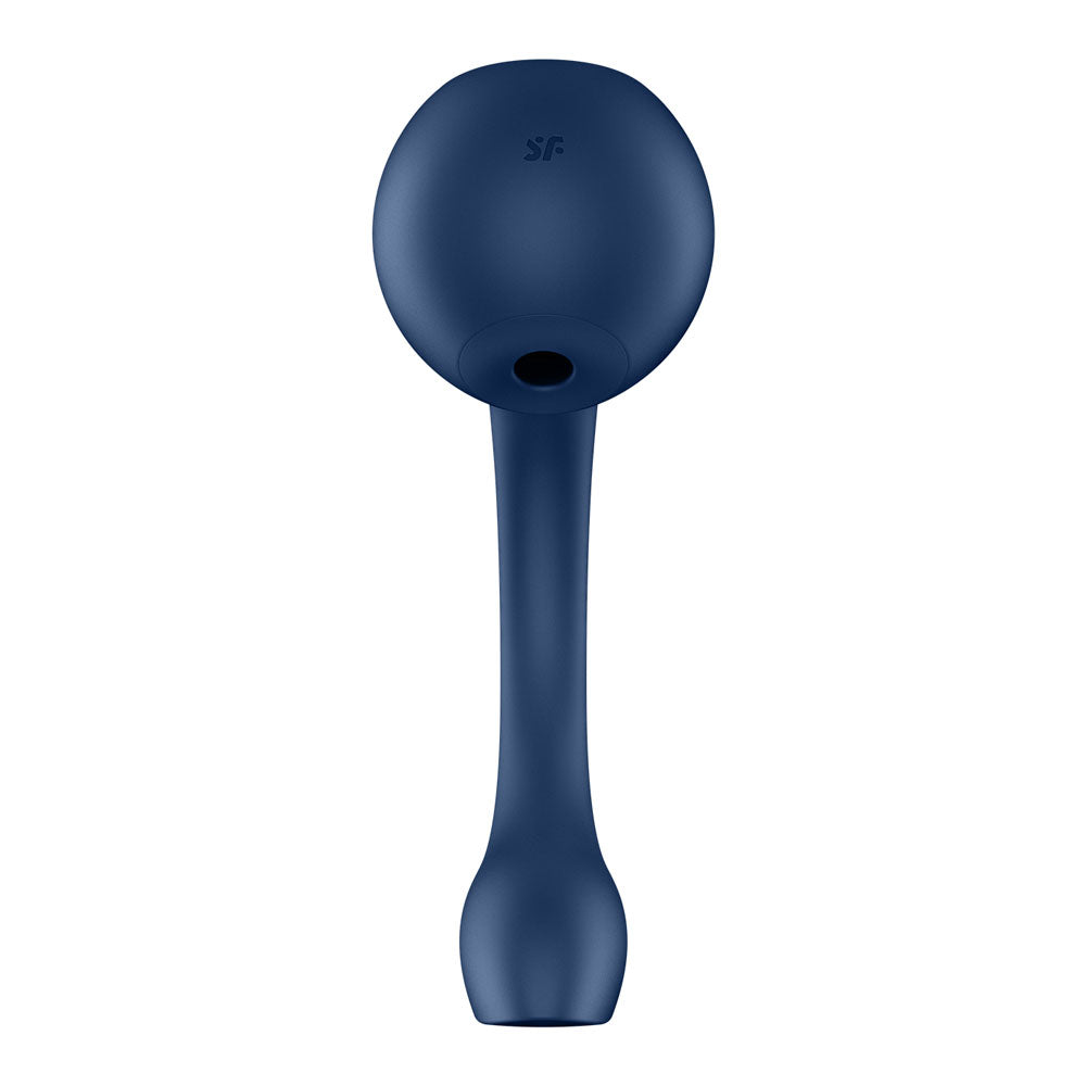 Satisfyer Pro+ Wave 4 - Blue USB Rechargeable Vibrator with Air Pulse Stimulation and App Control