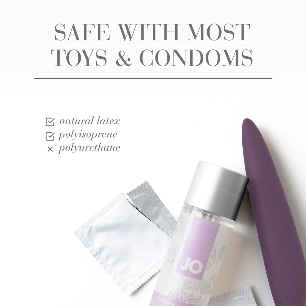 JO Agape Original Lube - 60 mL - Water Based Lubricant for Sensitive Skin - 60 ml Bottle