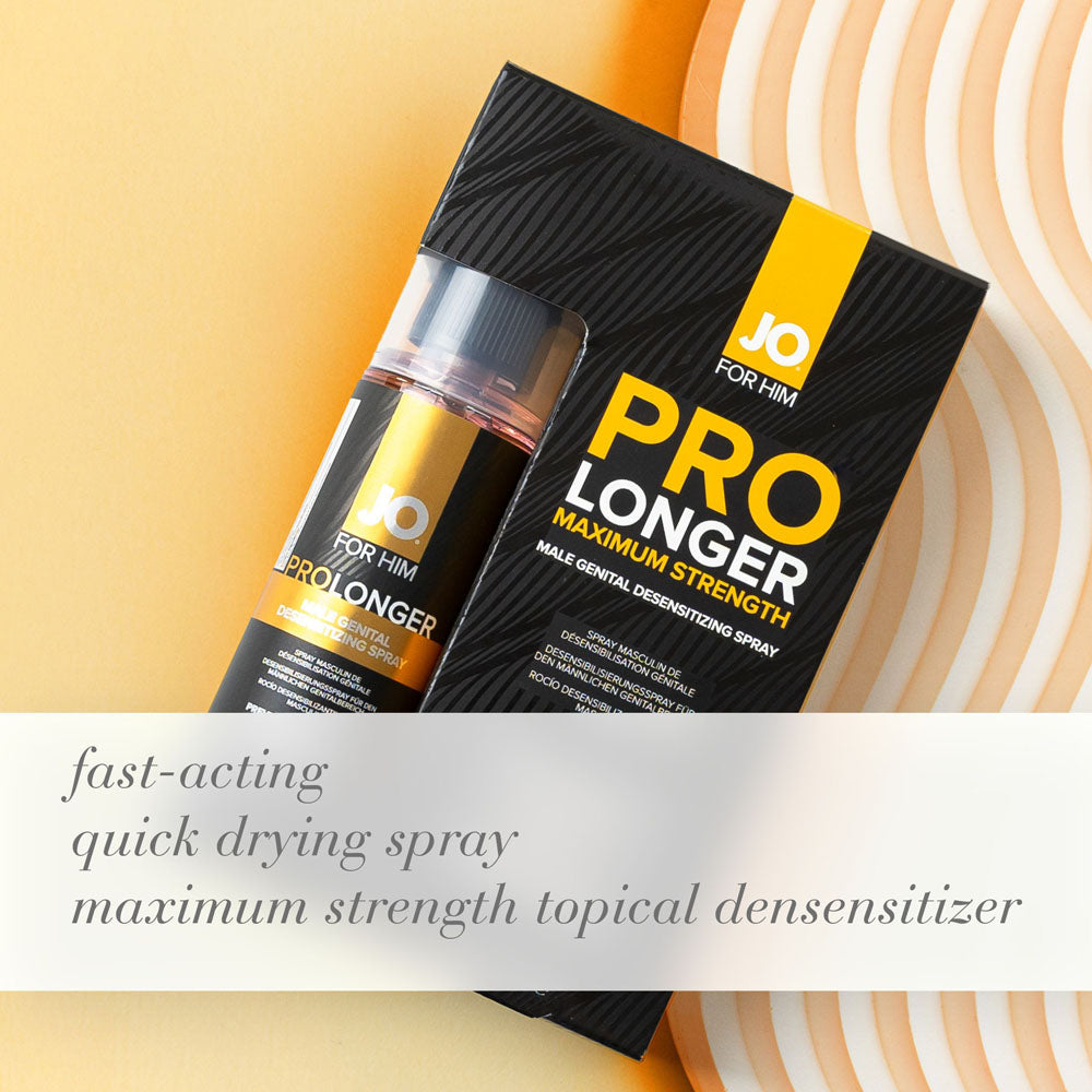 JO Prolonger Spray - 60 mL - Desensitising Spray for Men - 60 ml Spray Bottle