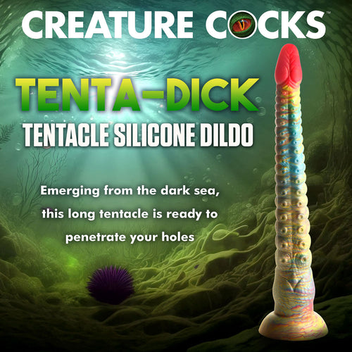 Creature Cocks Tenta-Dick - Multi-Coloured 32 cm Tentacle Fantasy Dildo