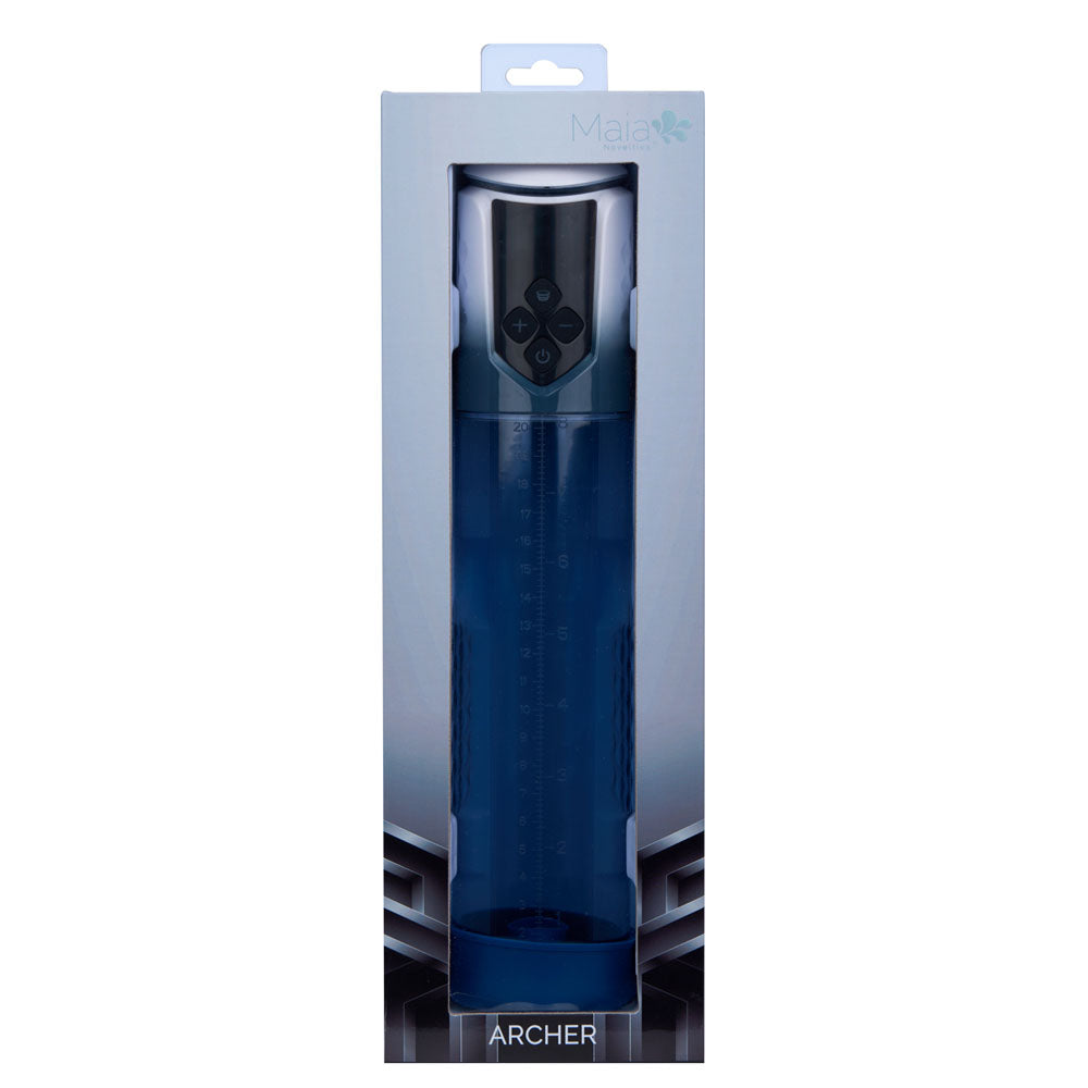 Maia ARCHER - Blue USB Rechargeable Automatic Penis Pump