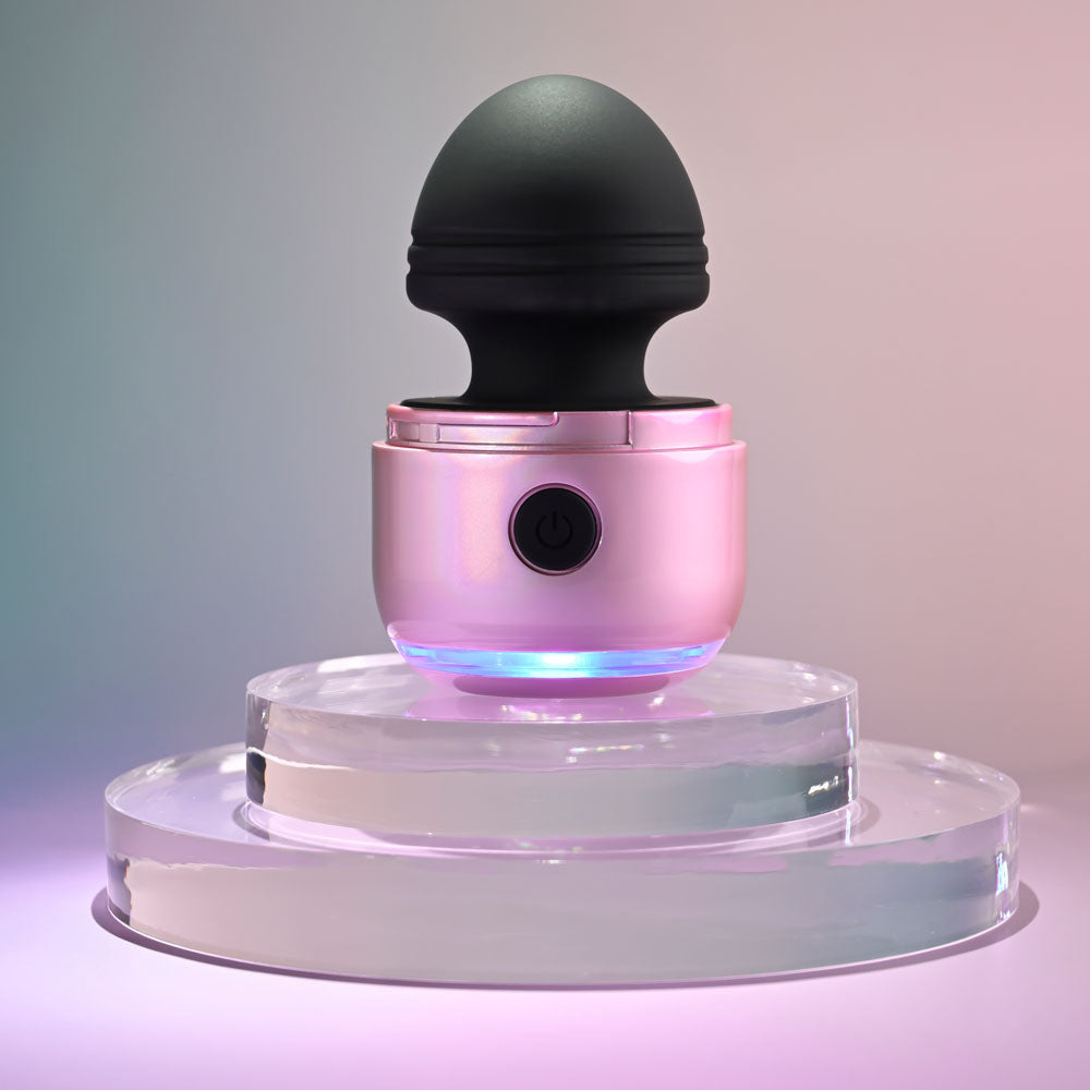 Evolved VACATION VIBES - VIBRATING - Pink/Black 8.5 cm USB Rechargeable Vibrating Stimulator