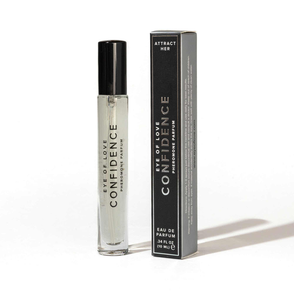 Eye Of Love Confidence Pheromone Cologne - 10 ml - Citrus Musk Scented Pheromone Cologne for Men to attract Women - 10 ml Spray