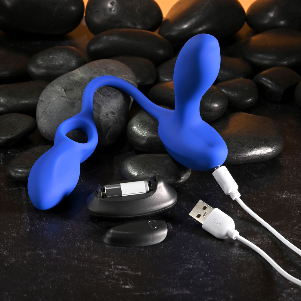 Gender X BACK FOR MORE - Dual USB Rechargeable Dual Stimulator with Wireless Remote