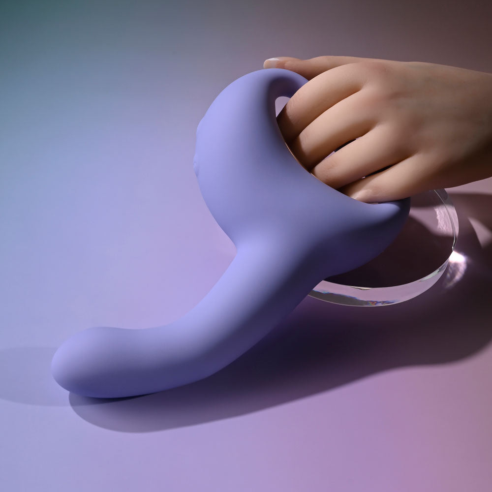 Playboy Pleasure NICE TO MEET YOU - Purple 19.5 cm USB Rechargeable Vibrator