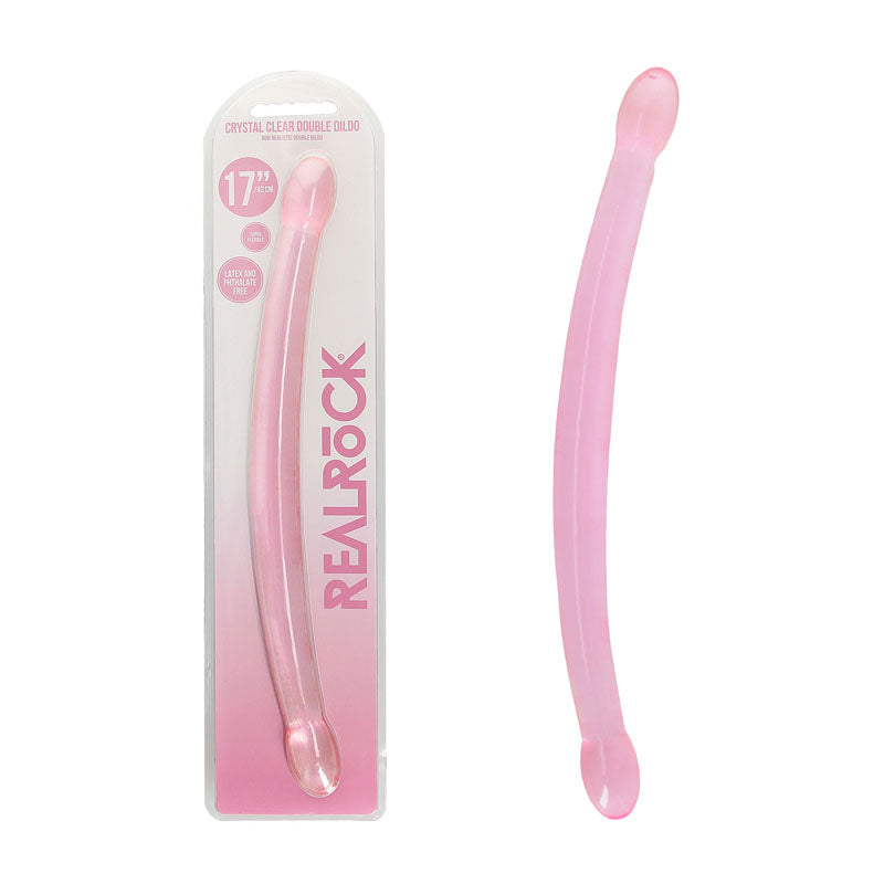 REALROCK Non Realistic Double Dong 17'' - Pink 42 cm Double Dong
