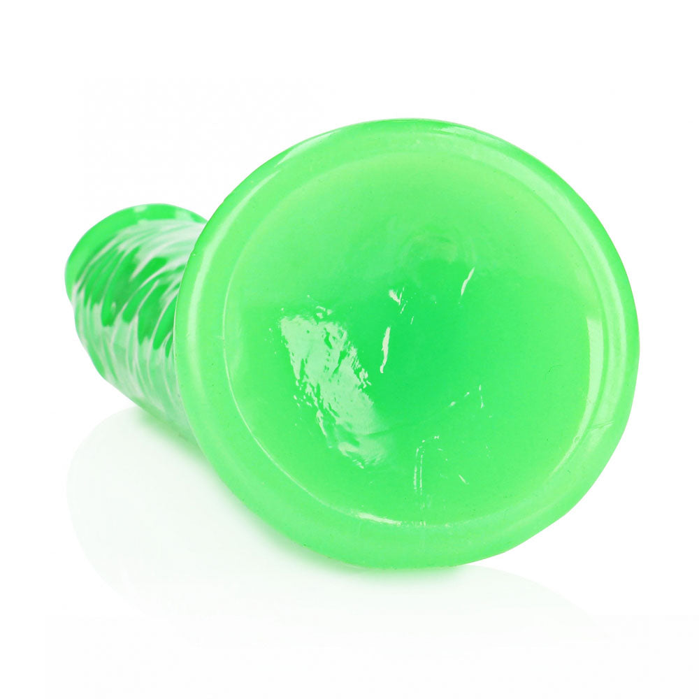 REALROCK 29 cm Slim Glow in the Dark Neon - Green - Glow in Dark Green 29 cm (11'') Dong
