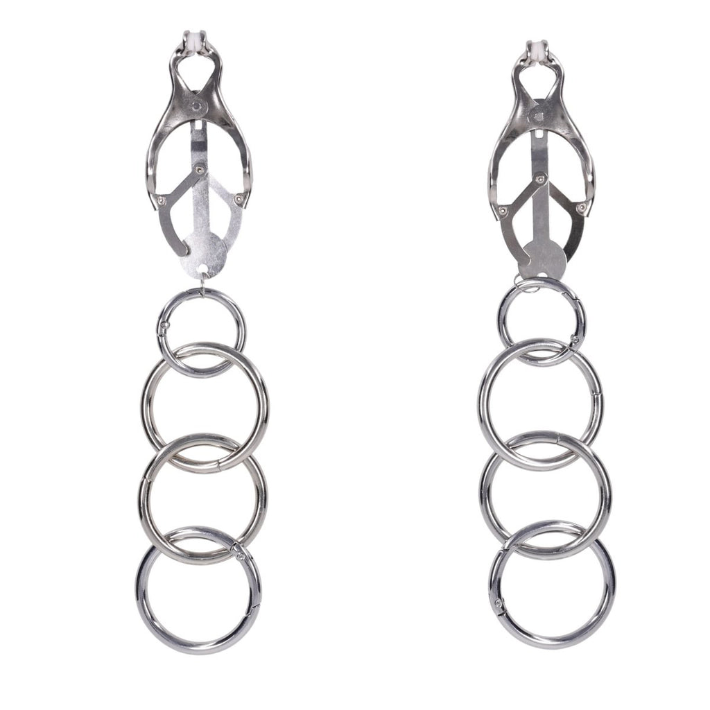 EDGE Tuggable Clover Clamps - Metal Nipple Restraints