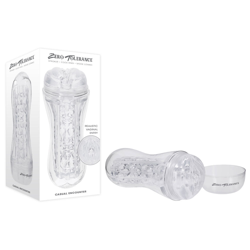 Zero Tolerance CASUAL ENCOUNTER - Clear Vagina Stroker